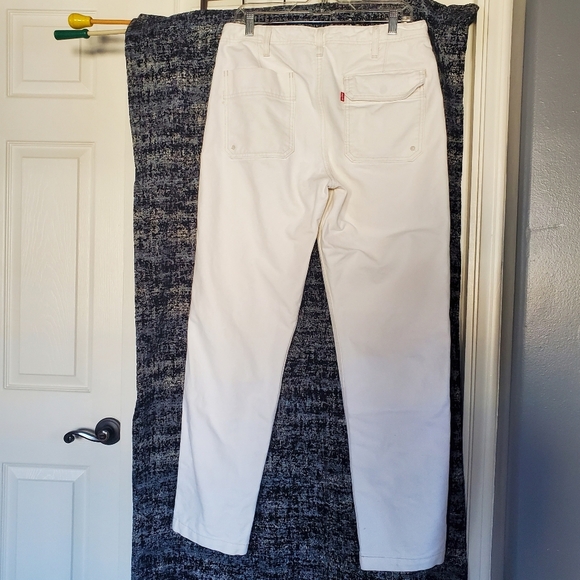 Levi's Premium Chore Utility Pants A10380001 White Men's Size 31X32 Straight - Picture 4 of 12